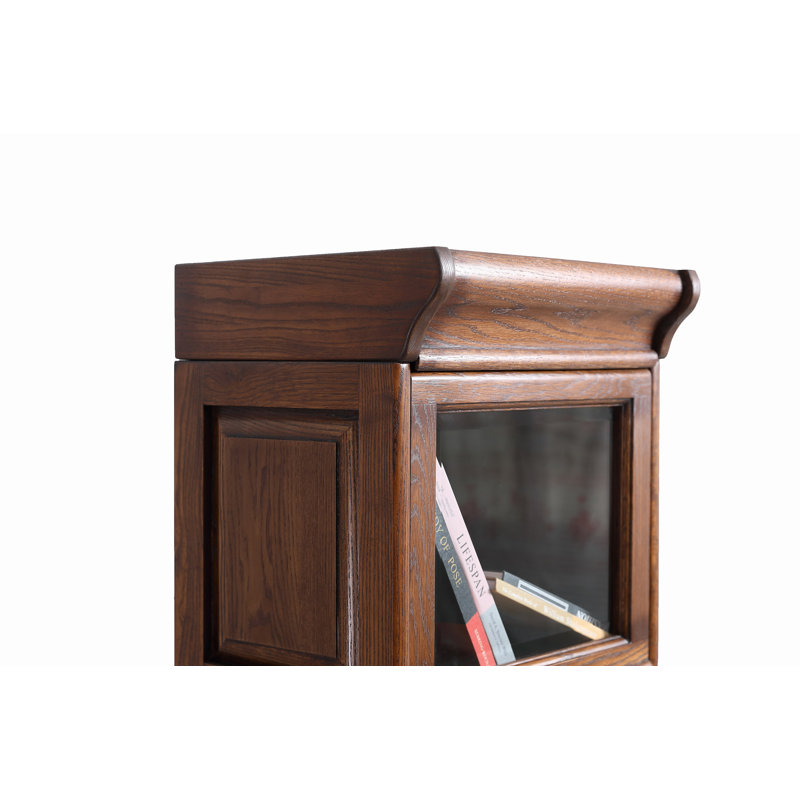 Schwartz Barister Storage Bookcase, Dark Brown