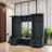 4-in-1 Multiple Functions Hall Tree With Storage Drawers And Cabinet, 7 Hooks, And Shoe Bench For Entryway And Hallway-1436375745