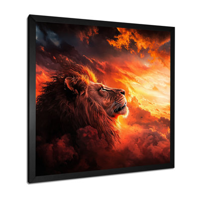 Roaring Lion Courage I - Décoration murale lion