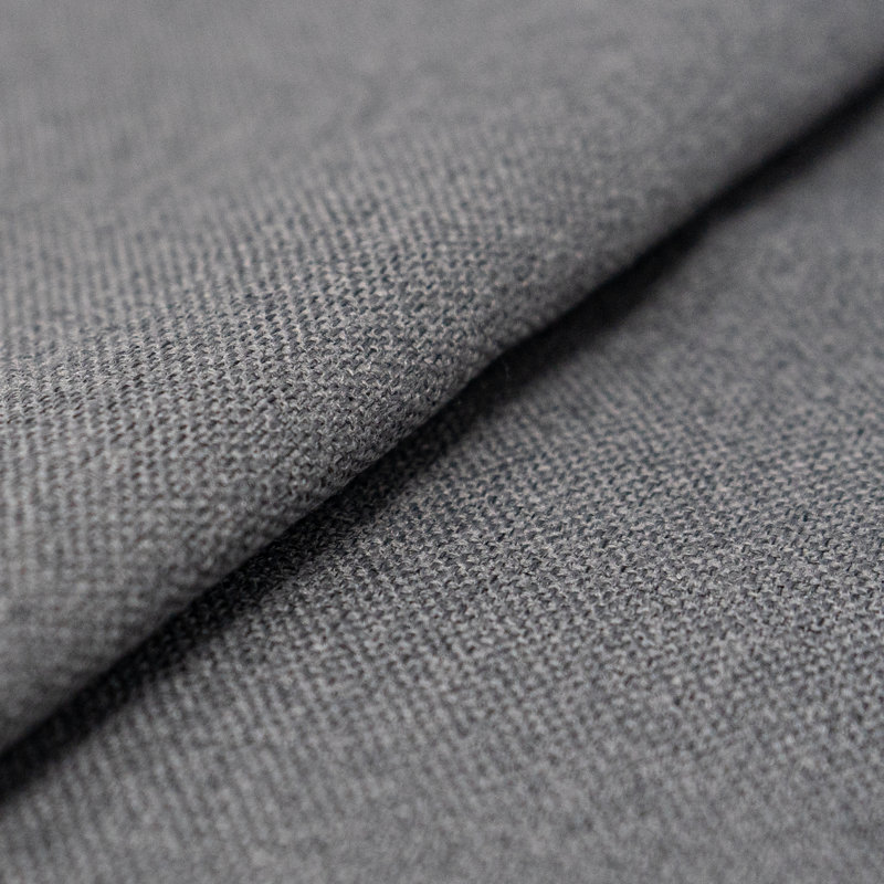 Paire de rideaux occultant 100% polyester, Gris Essex
