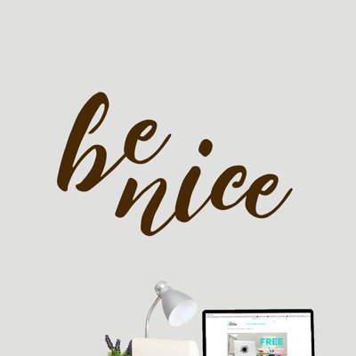 Be Nice Wall Decal