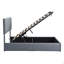 Lit plateforme tapissier double avec système de rangement hydraulique-1289511663