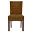 21" Wide Rustic Farmhouse Style Solid Wood Woven Back Ratten Dining Chair Set-543771595