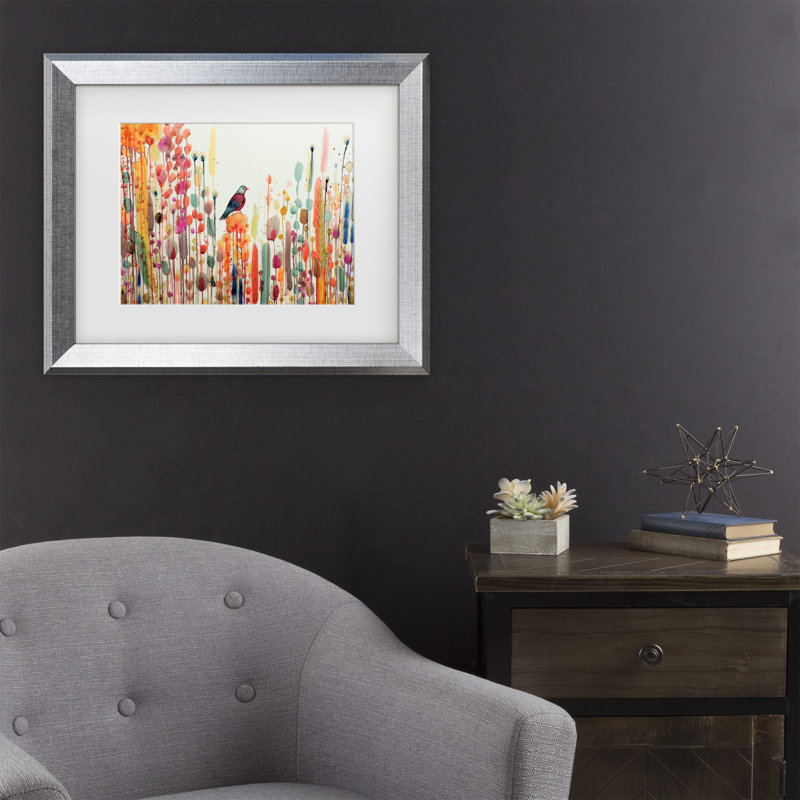 «Joie De Vivre» par Sylvie Demers, H 14,5 po x l 17,5 po x P 0,75 po, Argent