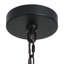 Luminaire suspendu noir à 1 lumière H 12,5 po Cosimo