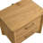 Heroux 2-Drawer Nightstand with USB Ports-425965787