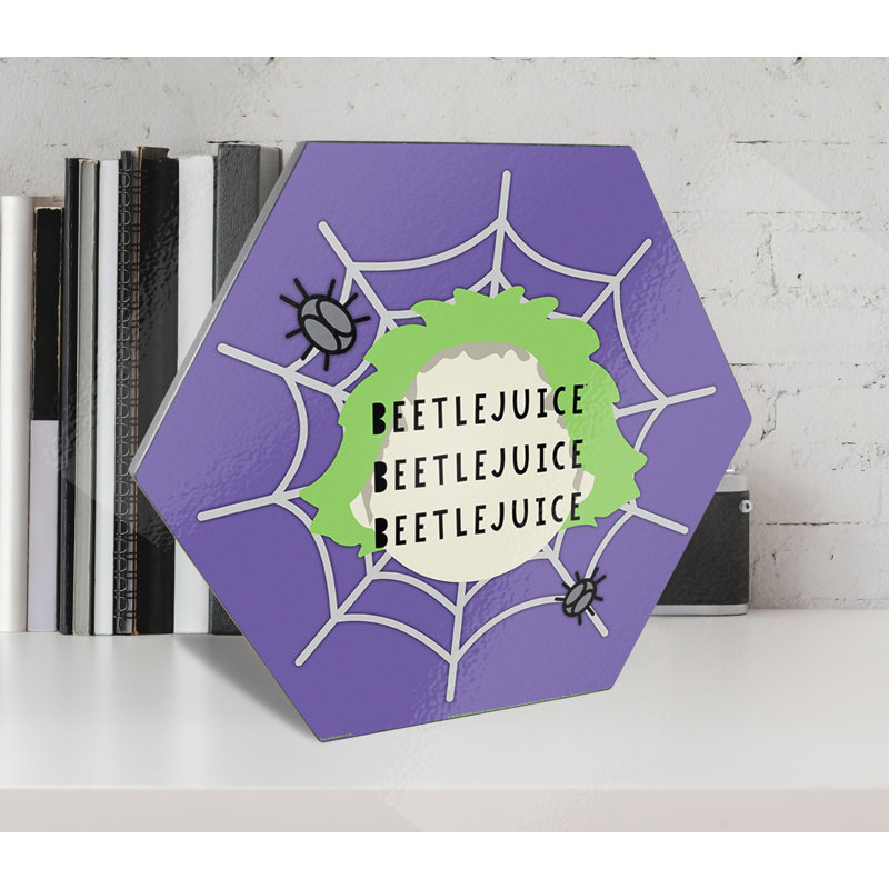 Beetlejuice (Beetlejuice 3X), impression sur bois