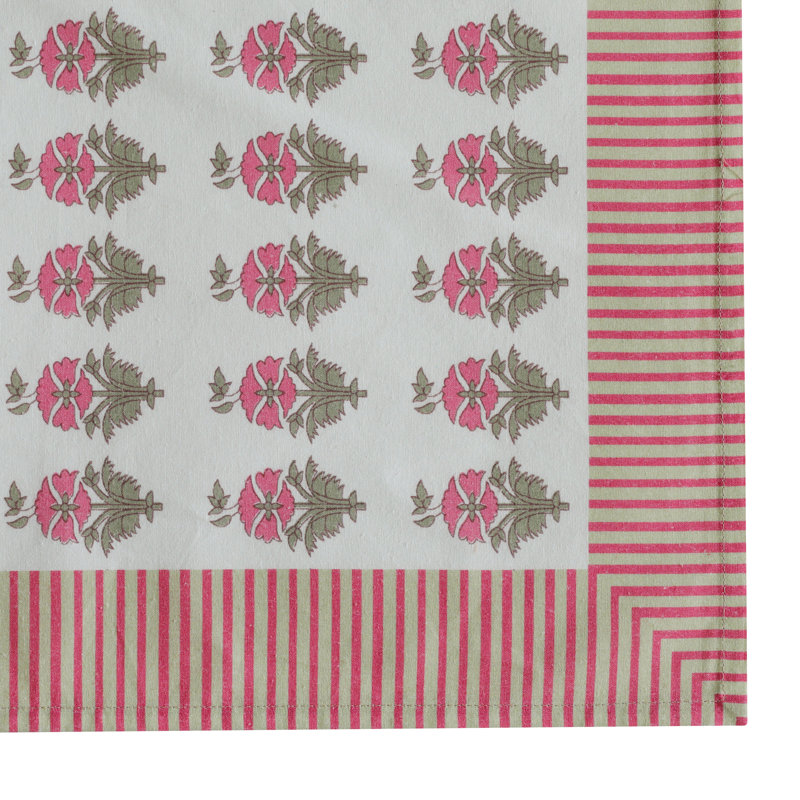 Ensemble de 4 serviettes de table en coton Crissy