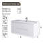Armoire de salle de bain murale 48 "Minimalist-1666201548