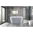 Kingston Brass Aqua Eden 53-Inch Acrylic Oval Double Ended Freestanding Tub with Drain