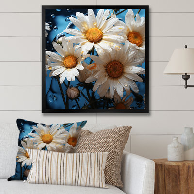 «White Daisy Bloom Elegance II», reproduction sur toile