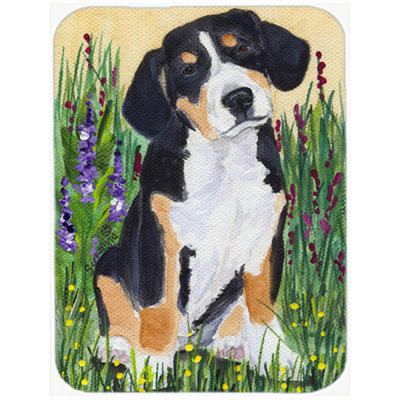 Planche à découper en verre trésors caroline Entlebucher Mountain Dog