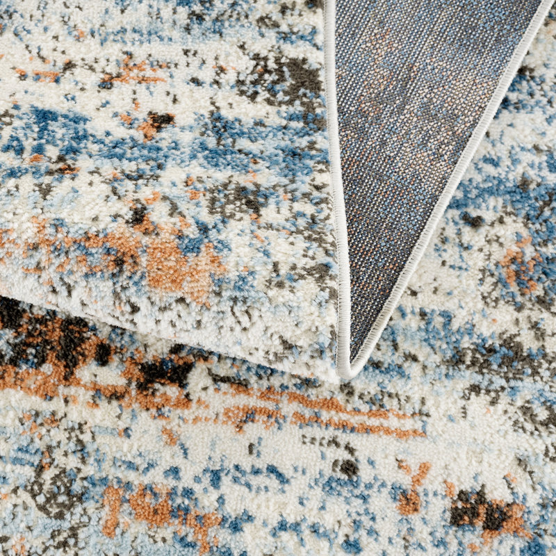 Abstract Area Rug, Rectangle 5' x 7'
