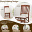 Kitchen Chairs With Rubber Wood Frame Upholstered Seat Hollowed Backrest-108808899