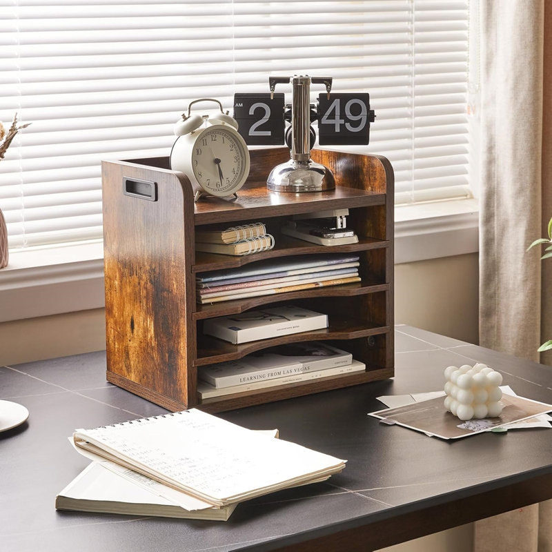 Solid Wood File Organiser