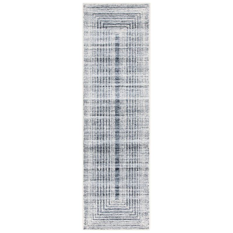 Metro Hand Tufted Performance Geometric Rug, Runner 2'3" x 8'