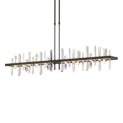 Luminaire suspendu linéaire pour îlot de cuisine Solitude