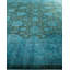 Tapis unique bleu / brun 12 pi 1 po x 14 pi 10 po Templeman