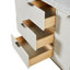Meuble-lavabo double en bois massif 72 po avec lavabo ovale en marbre blanc de Carrare Haun-140874834-140874835