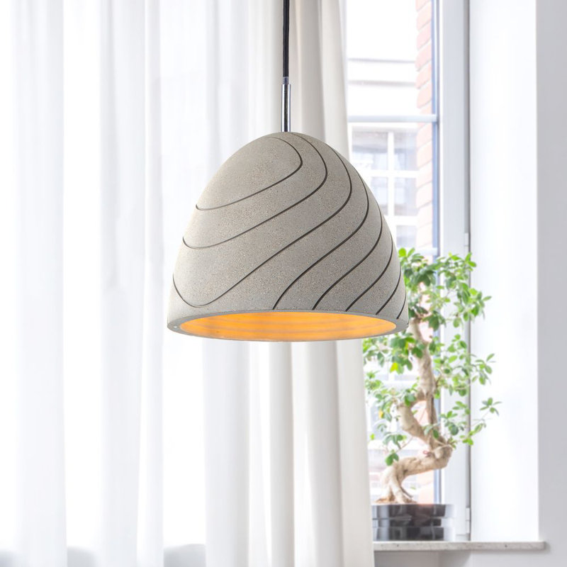 Sobieski 1 - Light Bell Pendant, Stone Grey, Black
