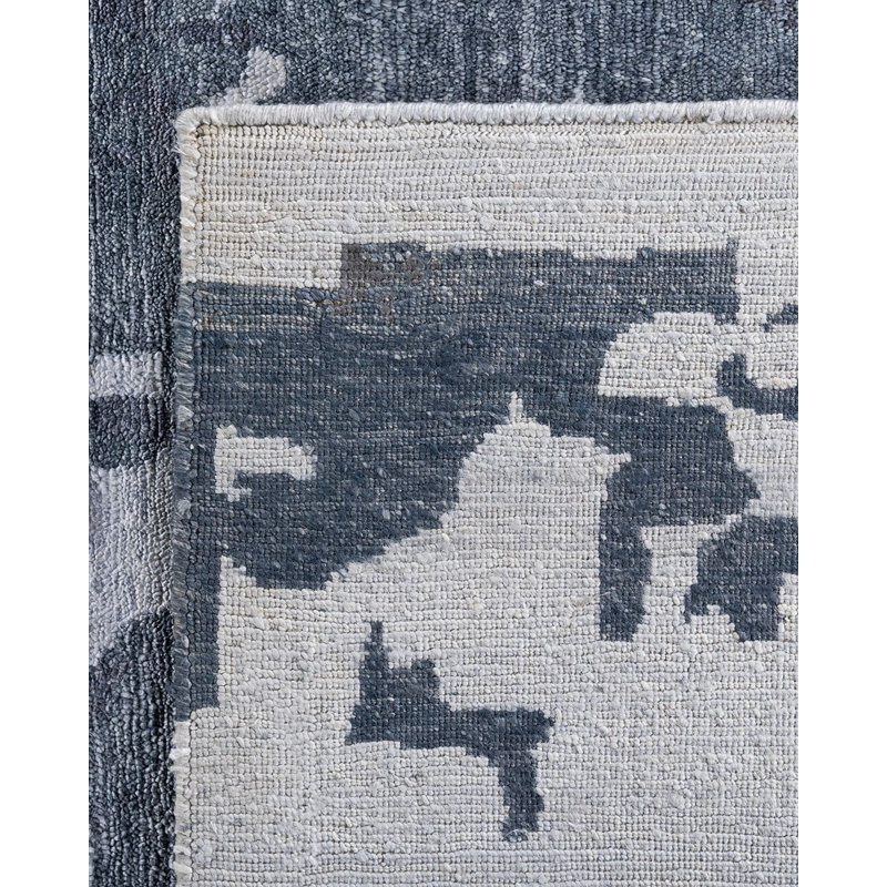 Overdyed One-of-a-Kind Rectangle 9'2" X 12'4" Hand Knotted Area Rug