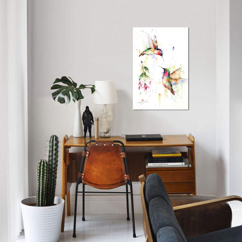 « meeting place », peinture sur toile tendue, H 18 po x l 12 po x P 1,5 po, Toile tendue, Pas de tapis