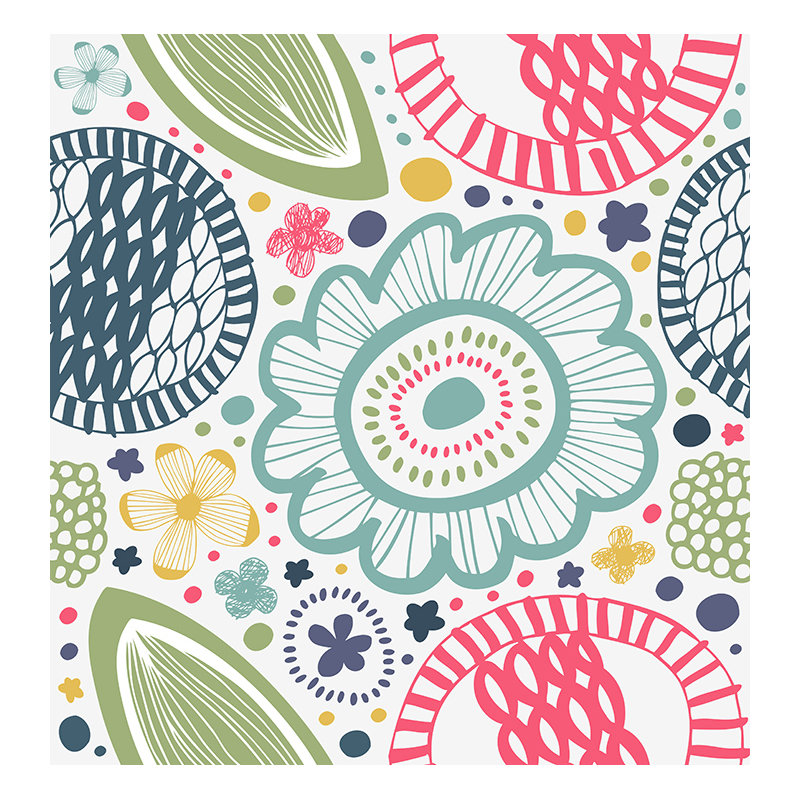 Amariona Floral Wallpaper, 208 x 146cm