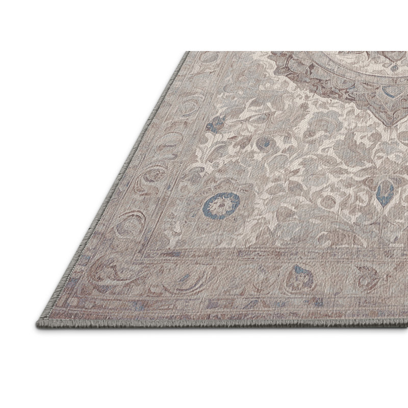 Tapis gris lavable à la machine, Tapis de couloir 2 pi x 4 pi