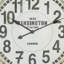 Horloge murale blanche Delgado