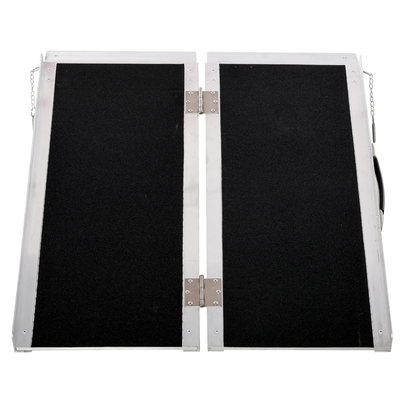 HomCom Metal Foldable Threshold Ramp, 2" H x 29" W x 36.5" L