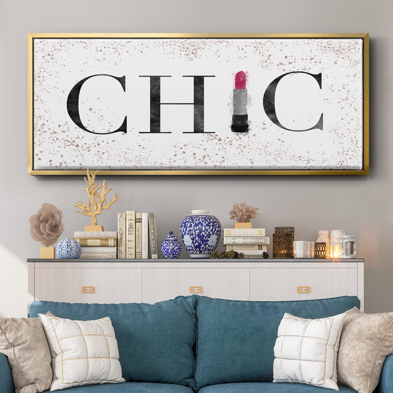 Chic - toile encadrée, H 12 po x l 30 po