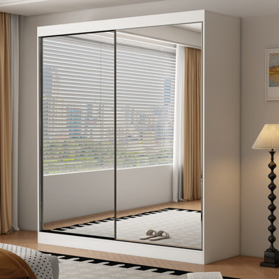 2 Door Manufactured Wood Wardrobe