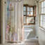 Rideau de douche 1 pièce Delicate Cross Strokes-369562251