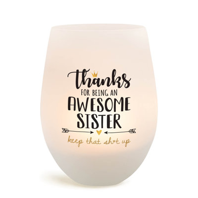 3.5'' H Glass Tabletop Votive Holder