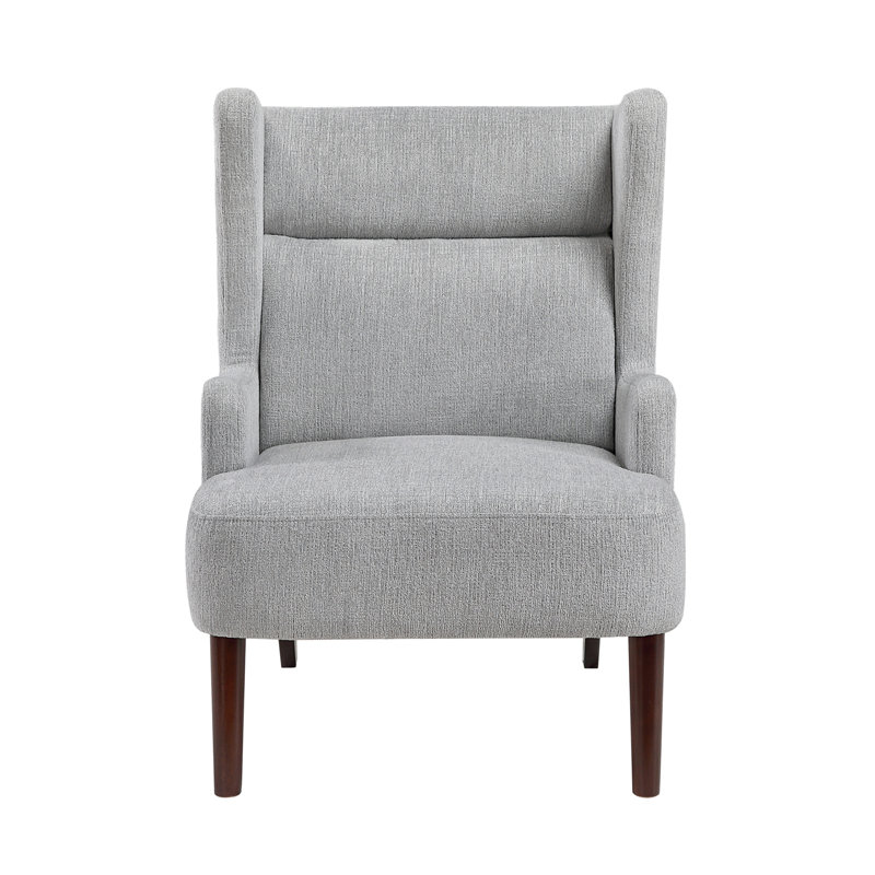 Fauteuil à oreilles contemporain, Gris