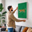 Golden Leopard Minimalist - Wrapped Canvas-1500294575-1500294579