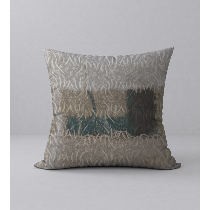 Housse de coussin décorative carrée sensationnelle et insert, 24 po x 24 po
