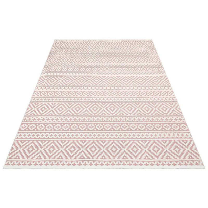 Hademar Geometric Recycled P.E.T Indoor / Outdoor Area Rug, Rectangle 160 x 220cm