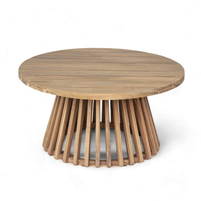 Table basse de patio en bois d'acacia