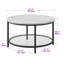 Frame Coffee Table with Storage-2133274050