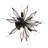 Orbital 4-Light Semi-Flush Wall Sconce/Ceiling Light - Carbon-1527972102
