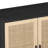 62.2'' Four-door Sideboard With Rattan Doors and Adjustable Storage Racks-1886697290