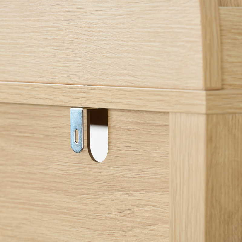 Grande armoire de rangement à tablettes multiples avec arche rétro, Jaune
