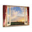Toile, reproduction d'art sur toile, fenêtre, lever du soleil, campagne, nature, réalisme, paysage-488822044