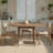 Extendable Dining Table, Kafkas Oak, 39.4 x 29.5 x 39.4 inches (Open: 51.6 x 29.5 x 39.4 inches) | 100% Melamine Coated Particle Board, 0.7 inches Thick | Sturdy Wooden Legs, Scandinavian Design for Modern Dining Spaces-1043265613