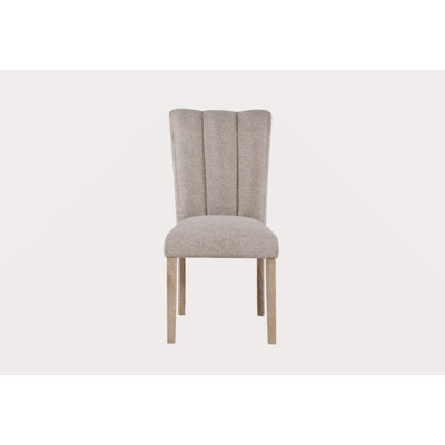 STONE DINING CHAIR - BEIGE KIT OF 2