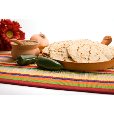 Tortillas And Salsa - Wrapped Canvas Print