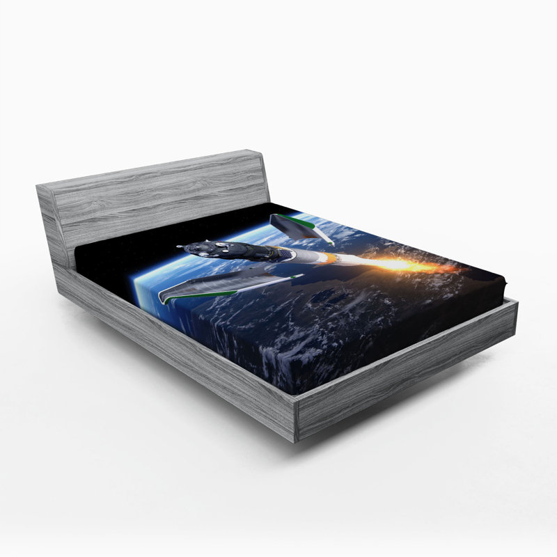 Drap-housse en microfibre Outer Space, Grand