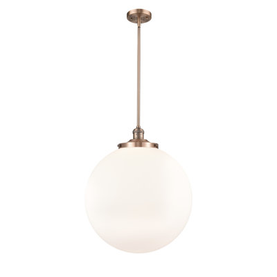 Luminaire suspendu simple à 1 lumière Beacon
