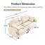 Canapé modulaire en tissu chenille avec causeuse-192040589-182996223-182996219